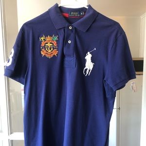 Polo Ralph Lauren Navy Polo shirt (M)